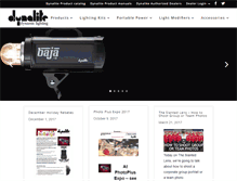Tablet Screenshot of dynalite.com